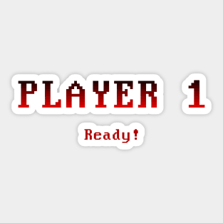 Player 1 Sticker